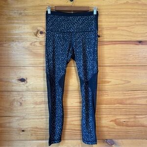 Lululemon Running In The City Leggings in Heathered Net Pop Black Multi 6 W5J19S